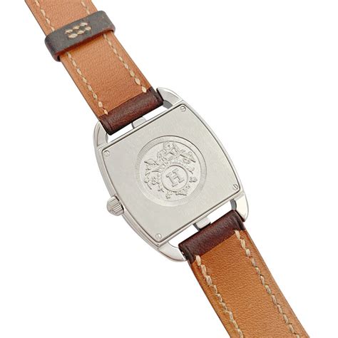 vintage hermes watches cape cod with stainless links on band|hermes cape cod price.